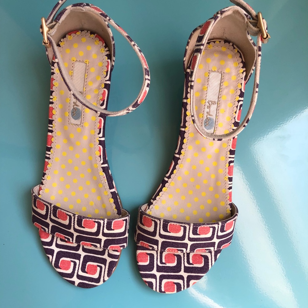 Boden Geo Harriet wedge sandal